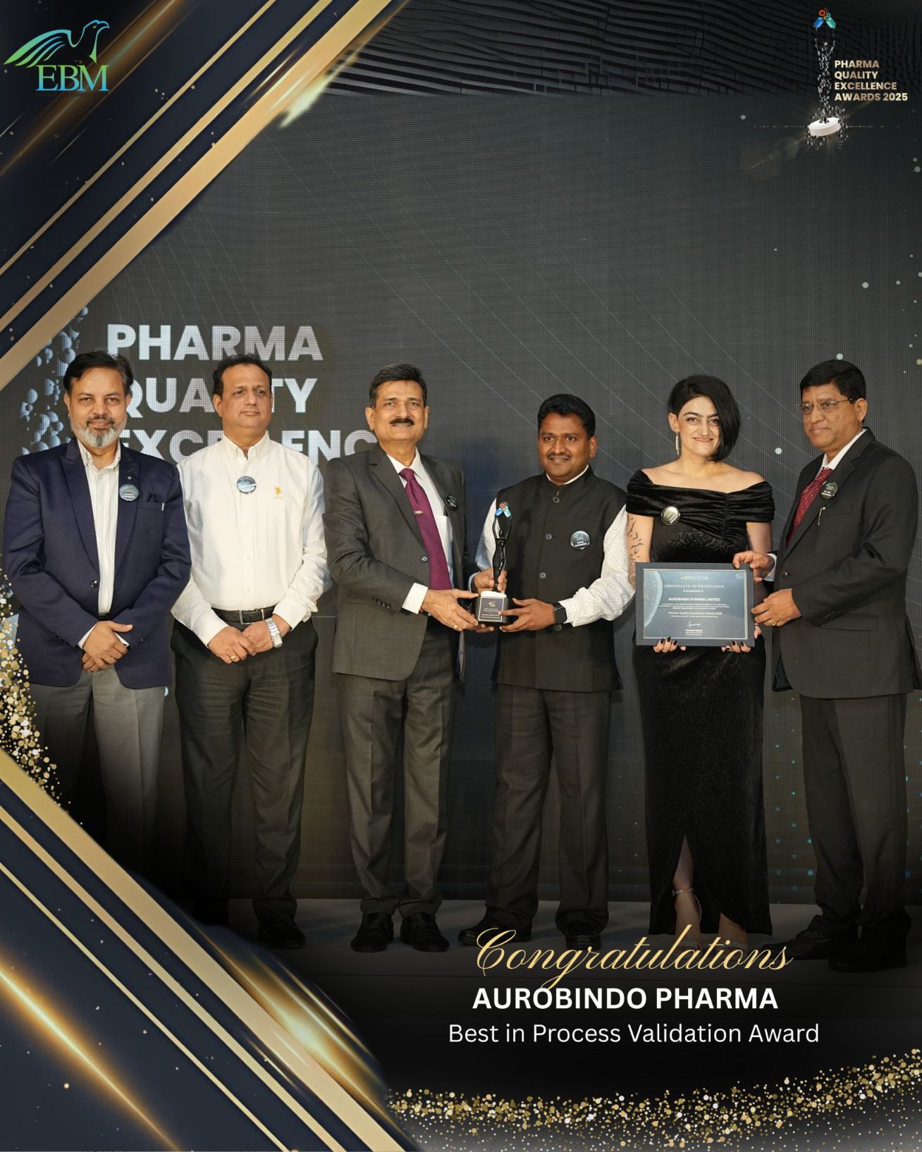 Best in Process Validation Award - Team Aurobindo Pharma Limited