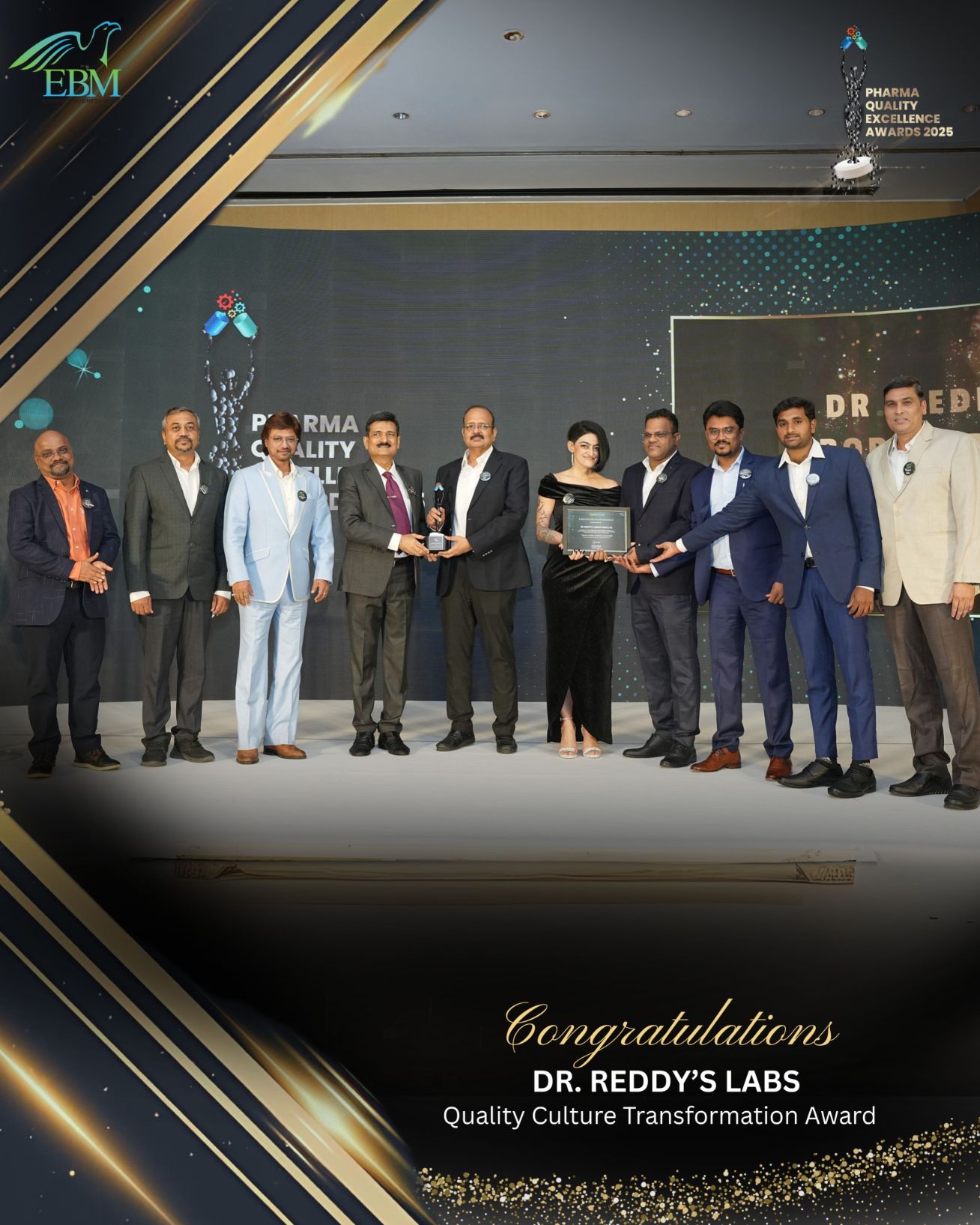 Quality Culture Transformation Award - Team Dr. Reddy's Laboratory Ltd